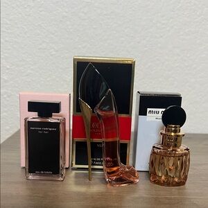 Miu Miu, Carolina Herrera, Narciso Rodriguez Perfume Minis